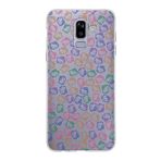 PrintiFy Samsung Galaxy J8 ile Uyumlu Kapak Hello Kitty Tasarımlı 1mm Fit Şeffaf Silikon Kılıf