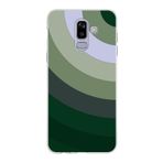 PrintiFy Samsung Galaxy J8 ile Uyumlu Kapak Renk Cümbüşü C Haki Tasarımlı 1mm Fit Şeffaf Silikon Kılıf