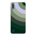 PrintiFy Samsung Galaxy M10 ile Uyumlu Kapak Renk Cümbüşü C Haki Tasarımlı 1mm Fit Şeffaf Silikon Kılıf