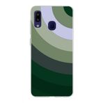 PrintiFy Samsung Galaxy M10s ile Uyumlu Kapak Renk Cümbüşü C Haki Tasarımlı 1mm Fit Şeffaf Silikon Kılıf