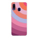 PrintiFy Samsung Galaxy M10s ile Uyumlu Kapak Renk Cümbüşü F Pembe Tasarımlı 1mm Fit Şeffaf Silikon Kılıf