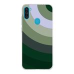 PrintiFy Samsung Galaxy M11 ile Uyumlu Kapak Renk Cümbüşü C Haki Tasarımlı 1mm Fit Şeffaf Silikon Kılıf