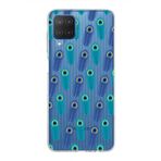 PrintiFy Samsung Galaxy M12 ile Uyumlu 1mm Slim Fit Nazar Boncuğu 4 Baskılı Şeffaf Kılıf