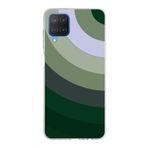 PrintiFy Samsung Galaxy M12 ile Uyumlu Kapak Renk Cümbüşü C Haki Tasarımlı 1mm Fit Şeffaf Silikon Kılıf