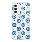PrintiFy Samsung Galaxy M13 ile Uyumlu 1mm Slim Fit Nazar Boncuğu 1 Baskılı Şeffaf Kılıf