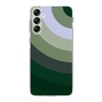 PrintiFy Samsung Galaxy M14 ile Uyumlu Kapak Renk Cümbüşü C Haki Tasarımlı 1mm Fit Şeffaf Silikon Kılıf