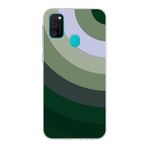 PrintiFy Samsung Galaxy M21 ile Uyumlu Kapak Renk Cümbüşü C Haki Tasarımlı 1mm Fit Şeffaf Silikon Kılıf