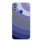 PrintiFy Samsung Galaxy M21 Uyumlu Kamera Korumalı Kapak Renk Cümbüşü D Tasarımlı Şeffaf Kılıf