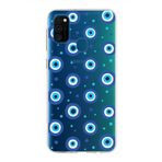 PrintiFy Samsung Galaxy M30s ile Uyumlu 1mm Slim Fit Nazar Boncuğu 1 Baskılı Şeffaf Kılıf