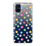 PrintiFy Samsung Galaxy M31s ile Uyumlu 1mm Slim Fit Water Color 6 Baskılı Şeffaf Kılıf