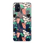 PrintiFy Samsung Galaxy M31s ile Uyumlu Kapak Memphis Desen - 1 Tasarımlı 1mm Fit Şeffaf Silikon Kılıf