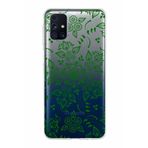 PrintiFy Samsung Galaxy M31s ile Uyumlu Kapak Nostalji Desen - A Tasarımlı 1mm Fit Şeffaf Silikon Kılıf