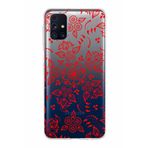 PrintiFy Samsung Galaxy M31s ile Uyumlu Kapak Nostalji Desen - E Tasarımlı 1mm Fit Şeffaf Silikon Kılıf