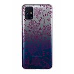 PrintiFy Samsung Galaxy M31s ile Uyumlu Kapak Nostalji Desen - F Tasarımlı 1mm Fit Şeffaf Silikon Kılıf
