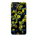 PrintiFy Samsung Galaxy M31s ile Uyumlu Kapak Semboller Tasarımlı 1mm Fit Şeffaf Silikon Kılıf