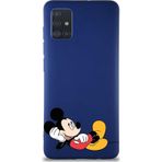 Printify Samsung Galaxy M31S Soft Premier Kapak Mickey Mouse-F Tasarımlı Silikon Cep Telefonu Kılıfı
