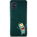 Printify Samsung Galaxy M31s Soft Premier Kapak Plankton Tasarımlı Silikon Cep Telefonu Kılıfı