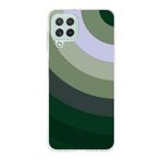 PrintiFy Samsung Galaxy M32 ile Uyumlu Kapak Renk Cümbüşü C Haki Tasarımlı 1mm Fit Şeffaf Silikon Kılıf