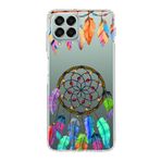 PrintiFy Samsung Galaxy M33 ile Uyumlu 1mm Slim Fit Nazar Boncuğu 6 Baskılı Şeffaf Kılıf