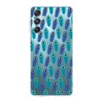 PrintiFy Samsung Galaxy M34 5G ile Uyumlu Nazar Boncuğu 4 Kamera Korumalı Şeffaf Silikon Kılıf