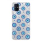 PrintiFy Samsung Galaxy M51 ile Uyumlu 1mm Slim Fit Nazar Boncuğu 1 Baskılı Şeffaf Kılıf