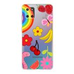 PrintiFy Samsung Galaxy Note 10 Lite ile Uyumlu Water Color 5 Kamera Korumalı Şeffaf Kılıf