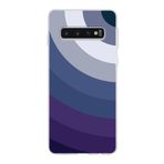 PrintiFy Samsung Galaxy S10 ile Uyumlu Kapak Renk Cümbüşü E Mavi Tasarımlı 1mm Fit Şeffaf Silikon Kılıf