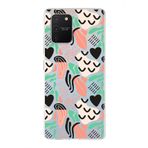 PrintiFy Samsung Galaxy S10 Lite ile Uyumlu Kapak Memphis Desen - 1 Tasarımlı 1mm Fit Şeffaf Silikon Kılıf
