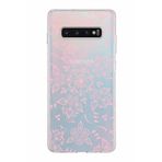PrintiFy Samsung Galaxy S10 Plus ile Uyumlu Kapak Nostalji Desen - C Tasarımlı 1mm Fit Şeffaf Silikon Kılıf