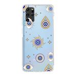 PrintiFy Samsung Galaxy S20 Plus ile Uyumlu 1mm Slim Fit Nazar Boncuğu 5 Baskılı Şeffaf Kılıf