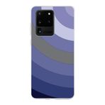 PrintiFy Samsung Galaxy S20 Ultra ile Uyumlu Kapak Renk Cümbüşü D Lila Tasarımlı 1mm Fit Şeffaf Silikon Kılıf
