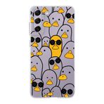 PrintiFy Samsung Galaxy S21 FE ile Uyumlu Kapak Duck Tasarımlı 1mm Fit Şeffaf Silikon Kılıf