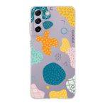 PrintiFy Samsung Galaxy S21 FE ile Uyumlu Kapak Geometrik Şekiller Tasarımlı 1mm Fit Şeffaf Silikon Kılıf