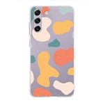 PrintiFy Samsung Galaxy S21 FE ile Uyumlu Kapak Grunge Tasarımlı 1mm Fit Şeffaf Silikon Kılıf