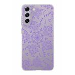 PrintiFy Samsung Galaxy S21 FE ile Uyumlu Kapak Nostalji Desen - D Tasarımlı 1mm Fit Şeffaf Silikon Kılıf