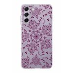 PrintiFy Samsung Galaxy S21 FE ile Uyumlu Kapak Nostalji Desen - F Tasarımlı 1mm Fit Şeffaf Silikon Kılıf