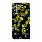 PrintiFy Samsung Galaxy S21 FE ile Uyumlu Kapak Semboller Tasarımlı 1mm Fit Şeffaf Silikon Kılıf