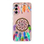 PrintiFy Samsung Galaxy S21 ile Uyumlu 1mm Slim Fit Nazar Boncuğu 6 Baskılı Şeffaf Kılıf