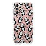 PrintiFy Samsung Galaxy S21 ile Uyumlu Kapak Panda Tasarımlı 1mm Fit Şeffaf Silikon Kılıf