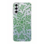 PrintiFy Samsung Galaxy S21 Plus ile Uyumlu Kapak Nostalji Desen - A Tasarımlı 1mm Fit Şeffaf Silikon Kılıf