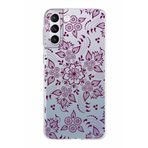 PrintiFy Samsung Galaxy S21 Plus ile Uyumlu Kapak Nostalji Desen - F Tasarımlı 1mm Fit Şeffaf Silikon Kılıf