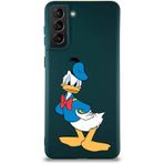 Printify Samsung Galaxy S21 Plus Soft Premier Kapak Donald Duck-D Tasarımlı Silikon Cep Telefonu Kılıfı