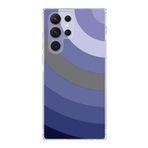 PrintiFy Samsung Galaxy S22 Ultra ile Uyumlu Kapak Renk Cümbüşü D Lila Tasarımlı 1mm Fit Şeffaf Silikon Kılıf