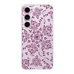 PrintiFy Samsung Galaxy S23 ile Uyumlu Kapak Nostalji Desen - F Tasarımlı 1mm Fit Şeffaf Silikon Kılıf