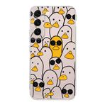 PrintiFy Samsung Galaxy S23 Plus ile Uyumlu Kapak Duck Tasarımlı 1mm Fit Şeffaf Silikon Kılıf