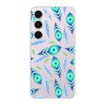PrintiFy Samsung Galaxy S24 ile Uyumlu 1mm Slim Fit Nazar Boncuğu 3 Baskılı Şeffaf Kılıf
