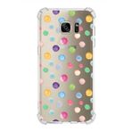 PrintiFy Samsung Galaxy S7 Edge Uyumlu Water Color 6 Baskılı Şeffaf Köşe Korumalı Antişok Kılıf