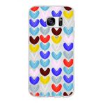 PrintiFy Samsung Galaxy S7 ile Uyumlu 1mm Slim Fit Water Color 1 Baskılı Şeffaf Kılıf