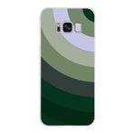PrintiFy Samsung Galaxy S8 ile Uyumlu Kapak Renk Cümbüşü C Haki Tasarımlı 1mm Fit Şeffaf Silikon Kılıf