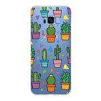 PrintiFy Samsung Galaxy S8 Plus ile Uyumlu 1mm Slim Fit Water Color 4 Baskılı Şeffaf Kılıf